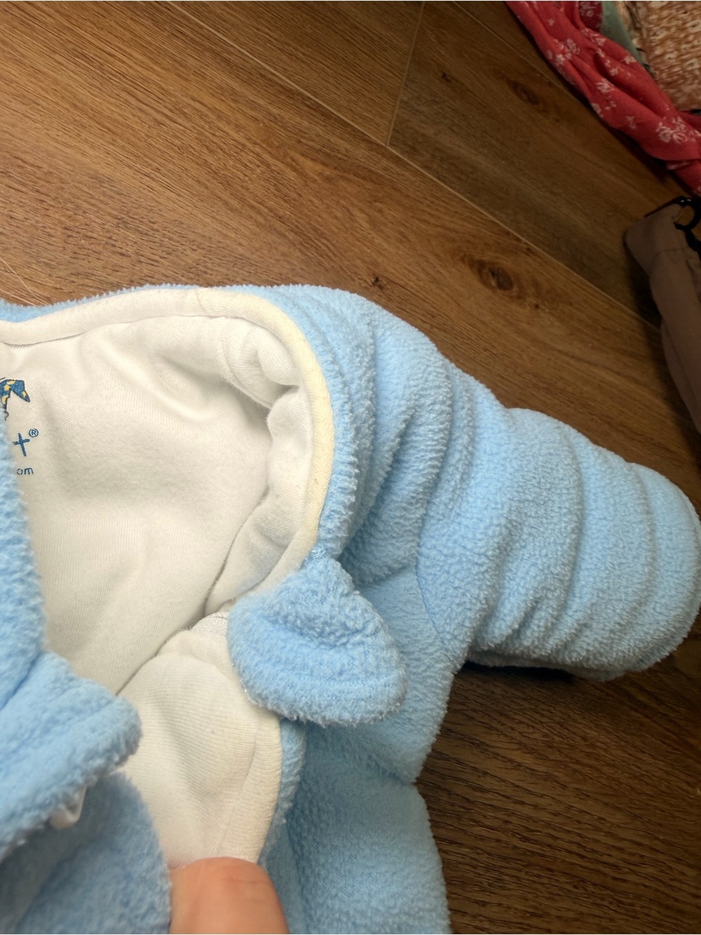 Baby Merlin’s Magic Sleepsuit Blue Small 3-6M Swaddle Transition Sleep Sack Zip - Picture 12 of 13